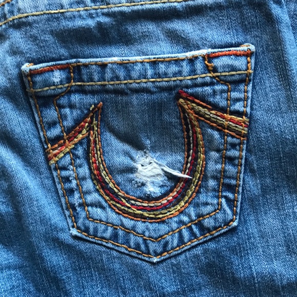 True Religion Distressed Jeans SZ 27 - Picture 2 of 8